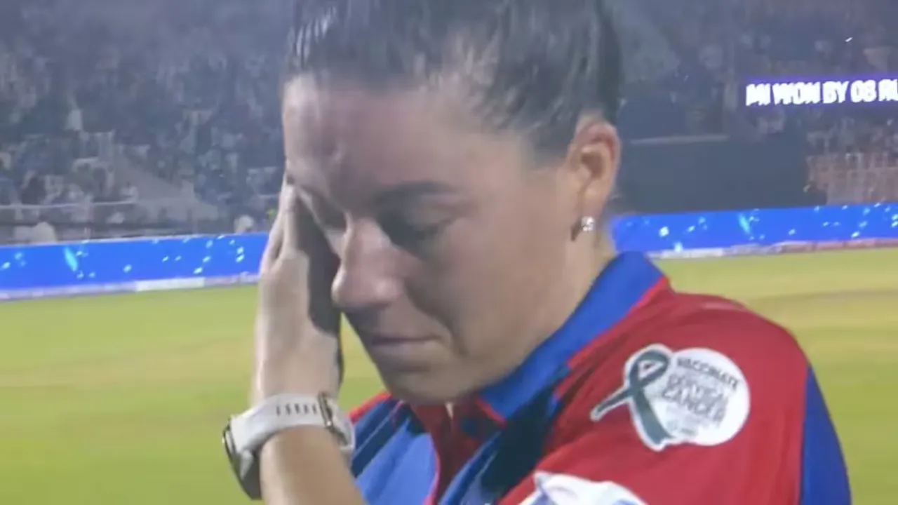 Marizanne Kapp cried profusely after losing in the final
