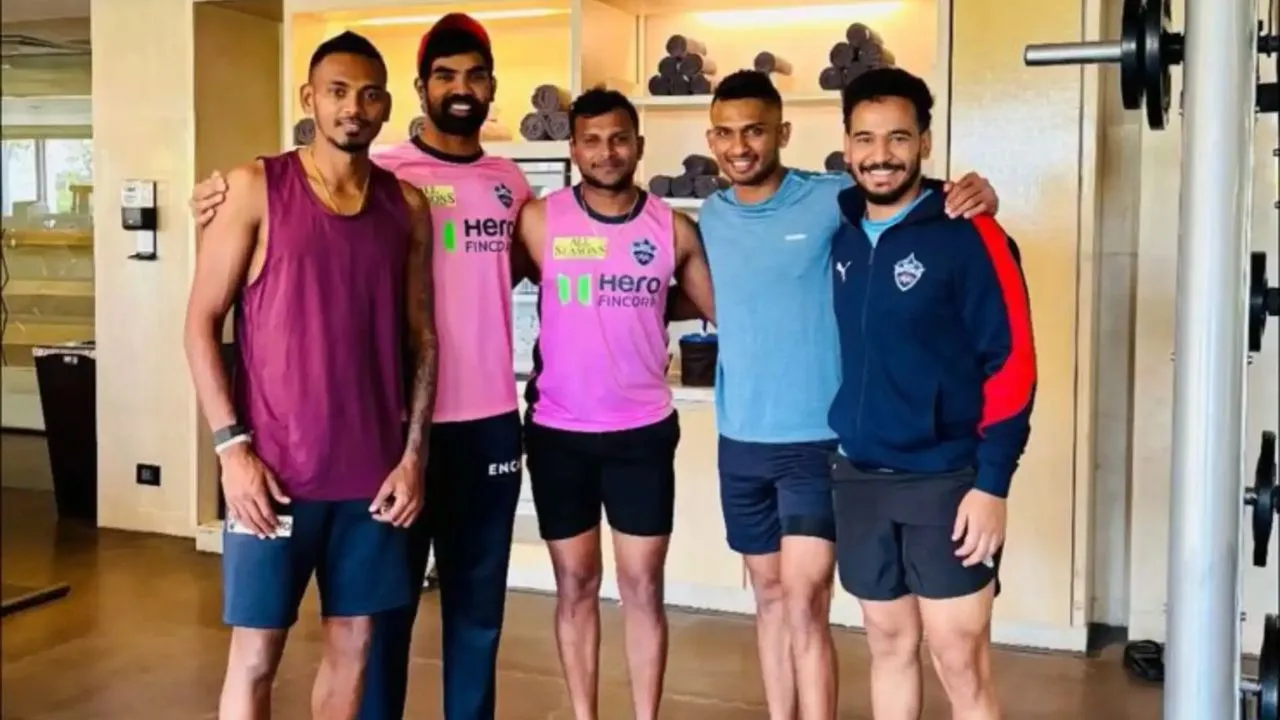 Dasun Shanaka Joins T Natarajan In Delhi Capitals Gym