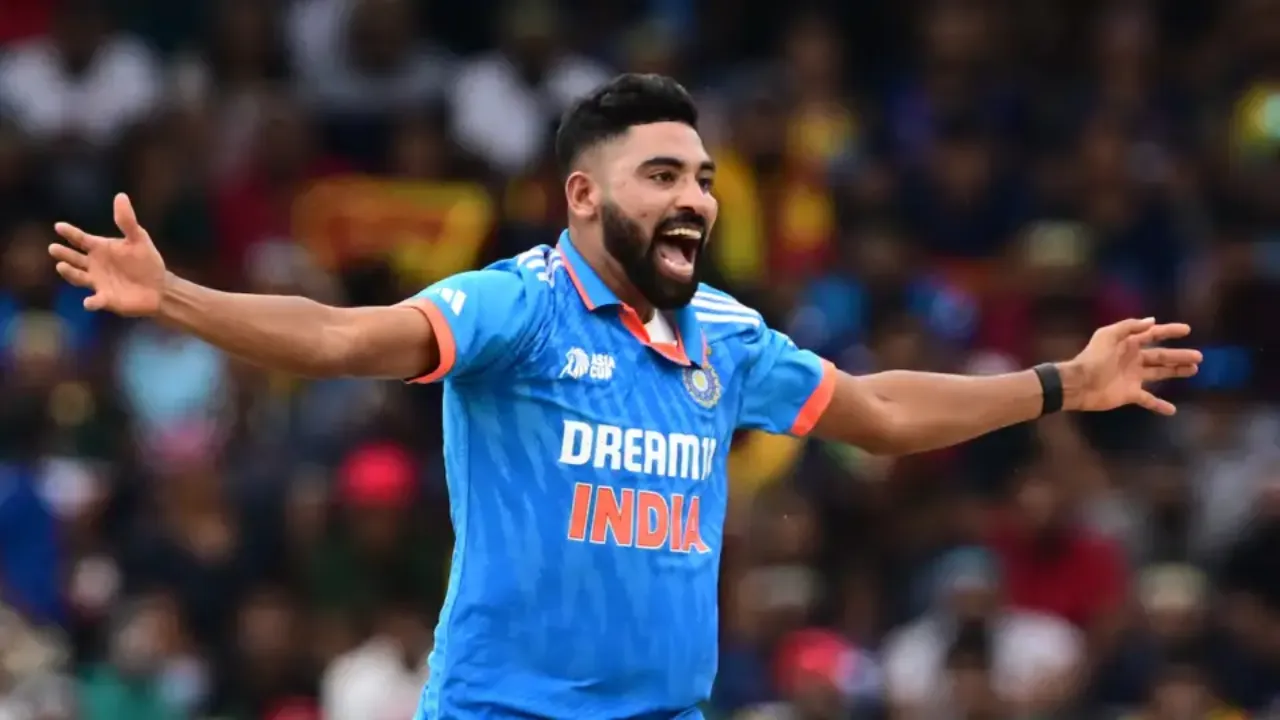 Mohammad Siraj in Champions Trophy 2025