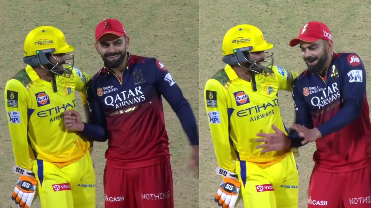 Virat Kohli and Jadeja CSK