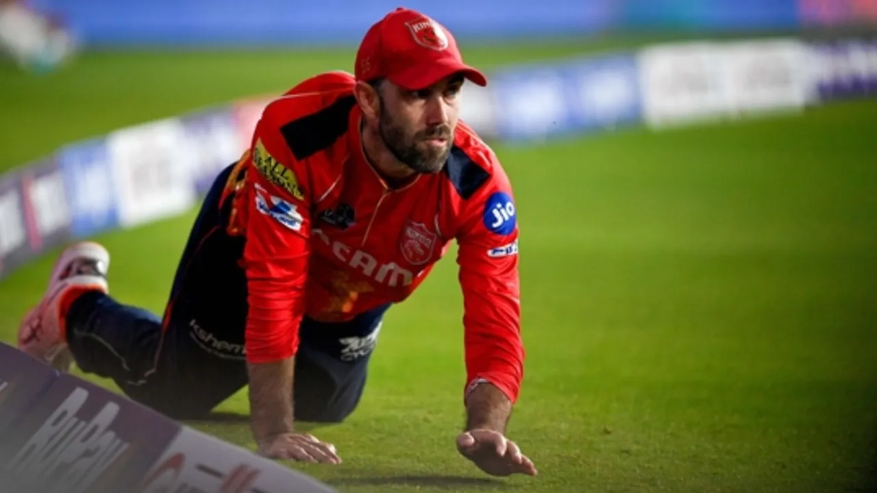 PBKS vs CSK BCCI punishes Glenn Maxwell for breaching IPL code of conduct with 25% match fees and 1 demerit number