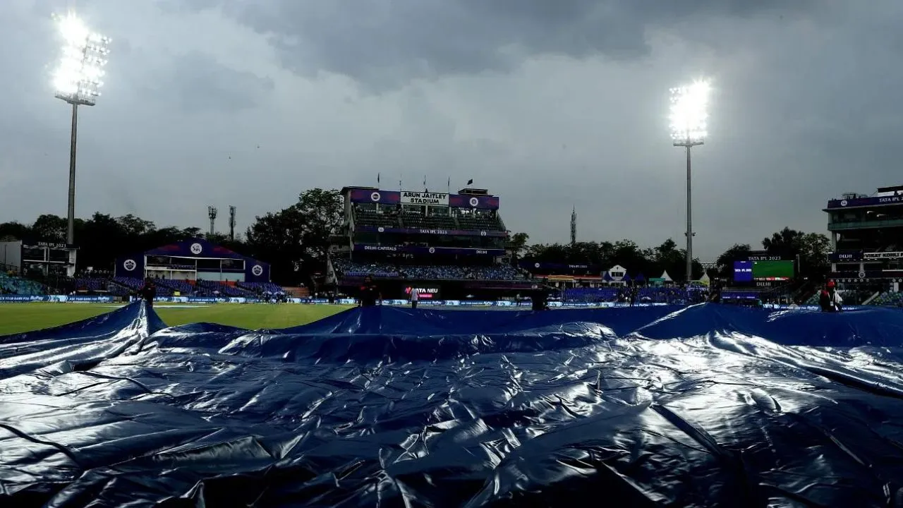 arun jaitley stadium delhi Rain