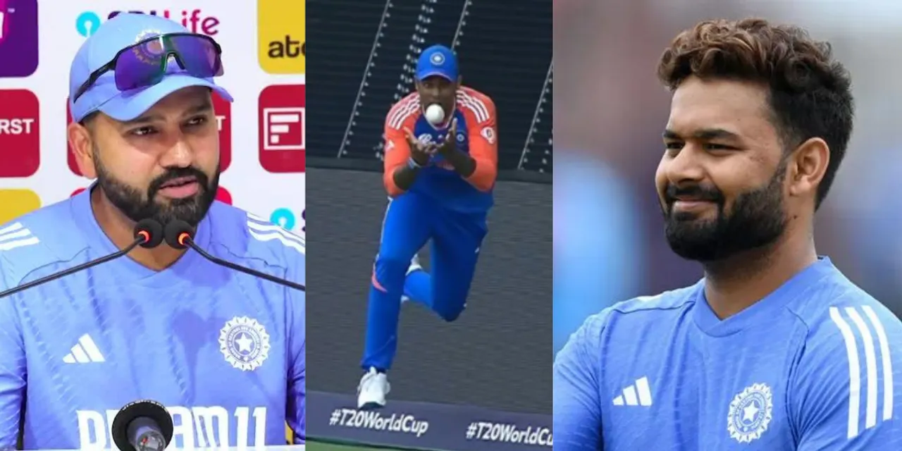 Rohit Sharma revealed that India won T20 World Cup 2024 not because of Surya's catch but Rishabh Pant's mind game
