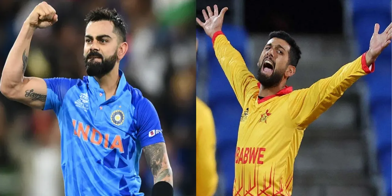 ICC Player of the month Virat kohli sikandar raza