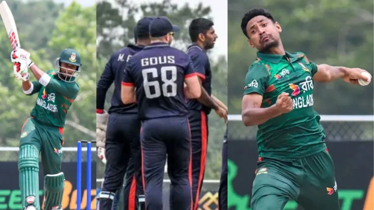 USA vs BAN: मुस्तफिजुर ने तीसरे टी20 में बचाई बांग्लादेश की लाज, आखिरी मैच में USA को हराकर दर्ज की जीत