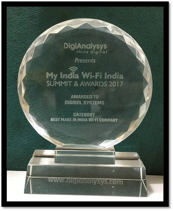 DIGISOL wons "Best Make In India Wi-Fi Company" Award at My India Wi-Fi Summit & Awards