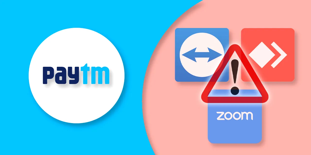 Why is Paytm flagging TeamViewer and Zoom apps as threat?