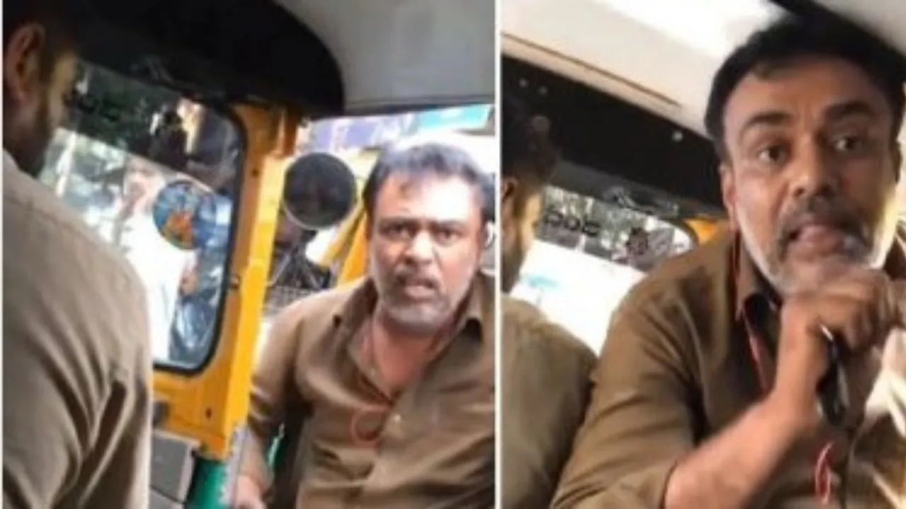 Bengaluru auto driver slapped a woman after she cancelled ride