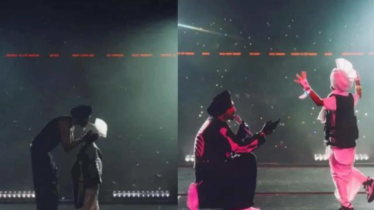 Diljit Dosanjh Steals Hearts with Young Fan on Stage