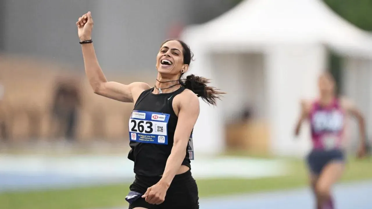 Indian track athlete Kiran Pahal at Paris Olympics 2024