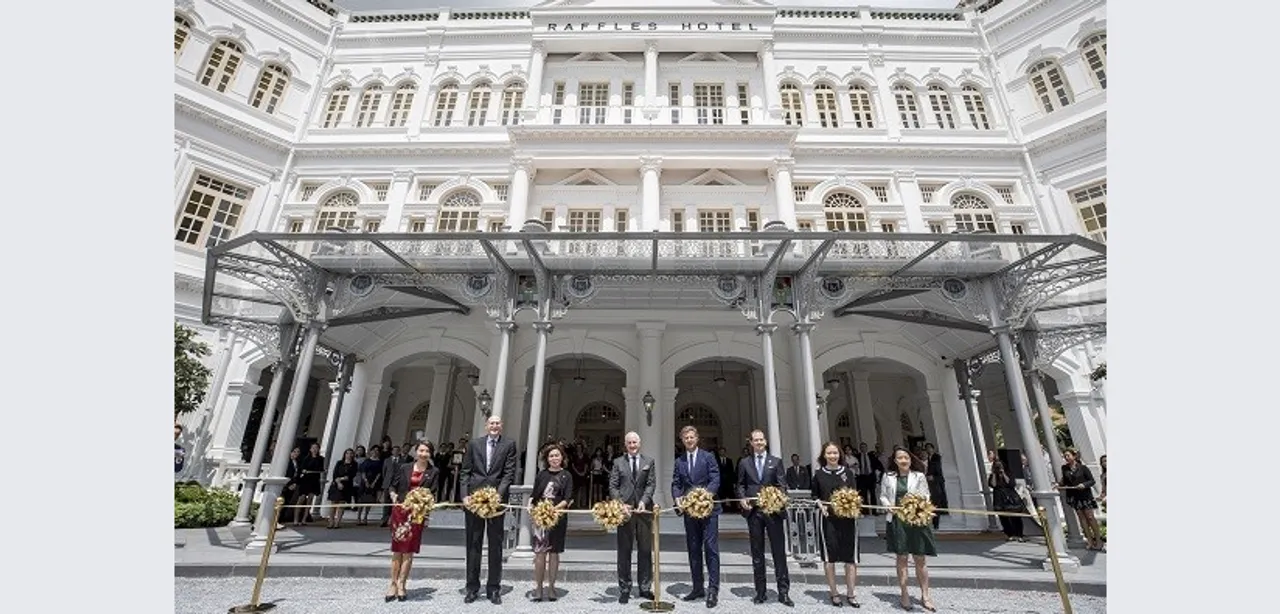 Raffles hotel Singapore officially marks its iconic return