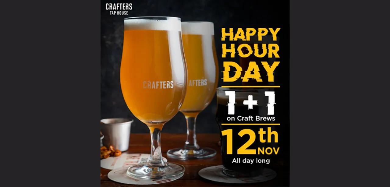 Pop bottles, kick back and relax to celebrate National Happy Hours Day at Crafters Tap House in Powai