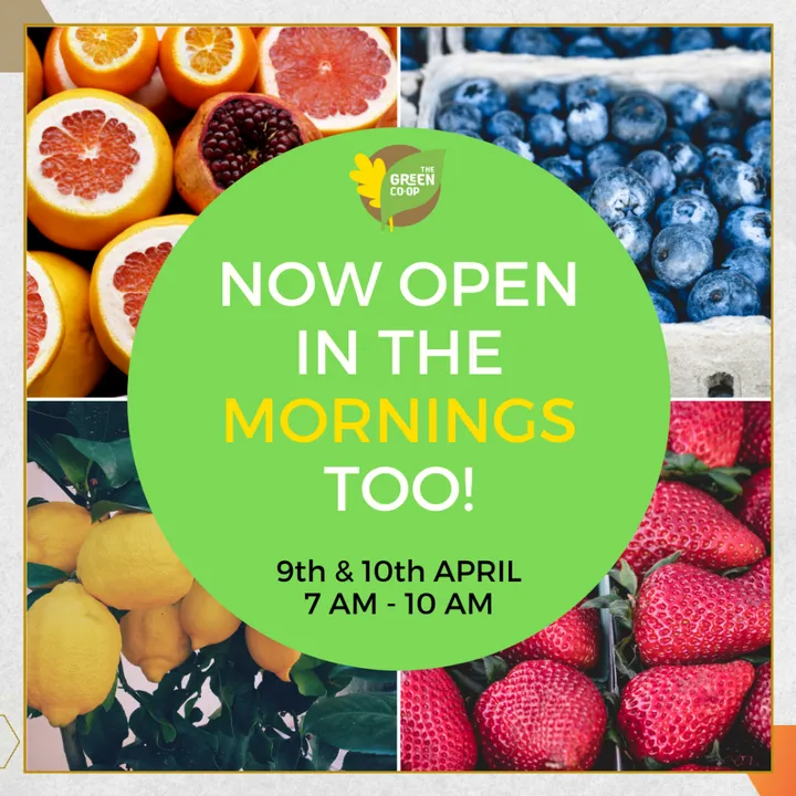 Mumbai’s favourite community market, The Green Co-Op is now open in the Mornings too at Jio World Drive