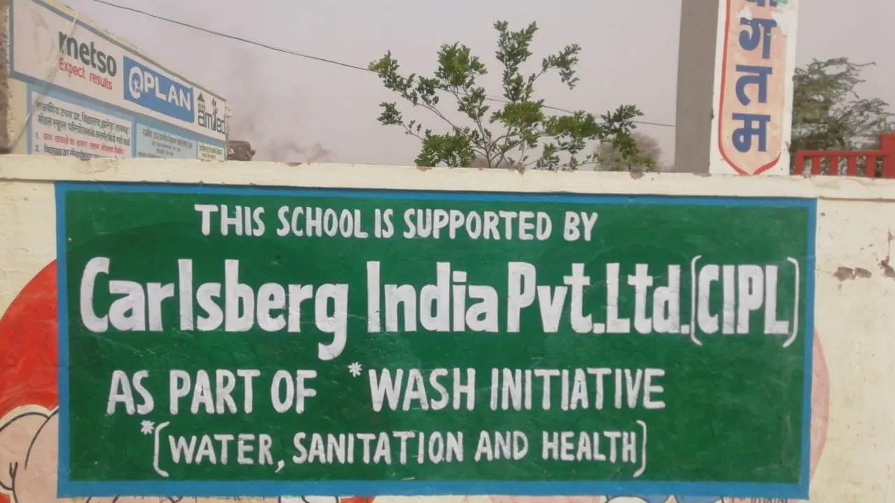 Carlsberg India empowers Rajasthan school with water and hygienic facilities