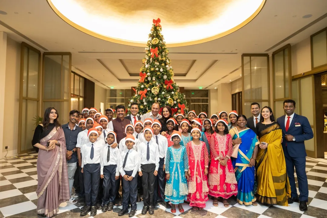 The Leela Bhartiya City Rings In The Season of Joy With Ceremonial Christmas Tree Lighting