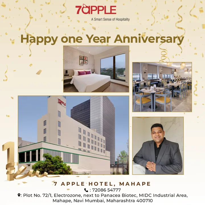 7 Apple Hotel Mahape Celebrates its One-Year Anniversary