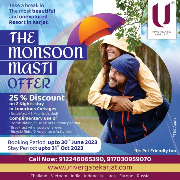 U Rivergate is all set with Monsoon Masti!