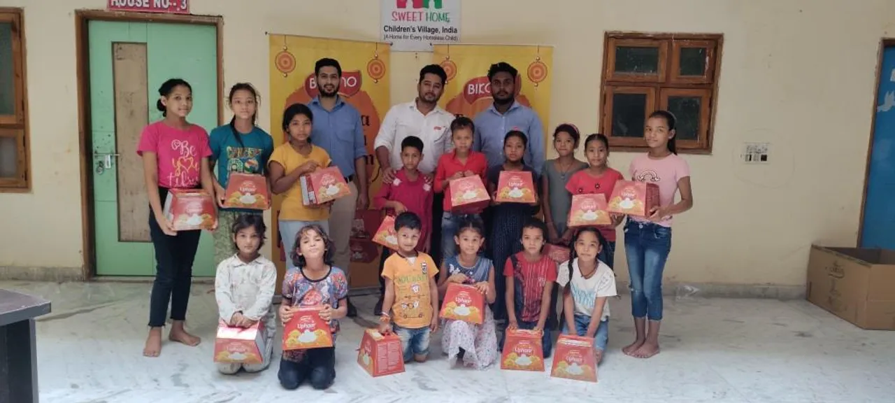 Bikano's Heartwarming Rakshabandhan Celebration at 'Sweet Home' Orphanage Strengthens Bonds and Advocates Adoption through #PyarkaMeethaBandhan Campaign