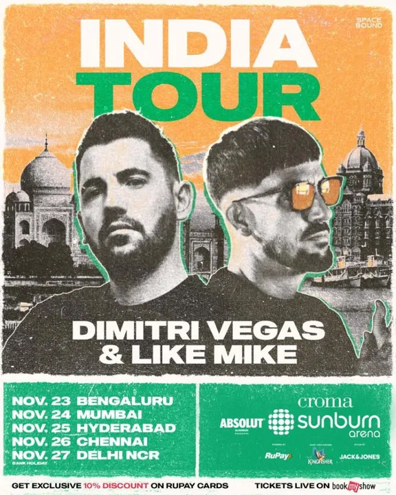 Dimitri Vegas And Like Mike Announce India Tour With Sunburn Arena