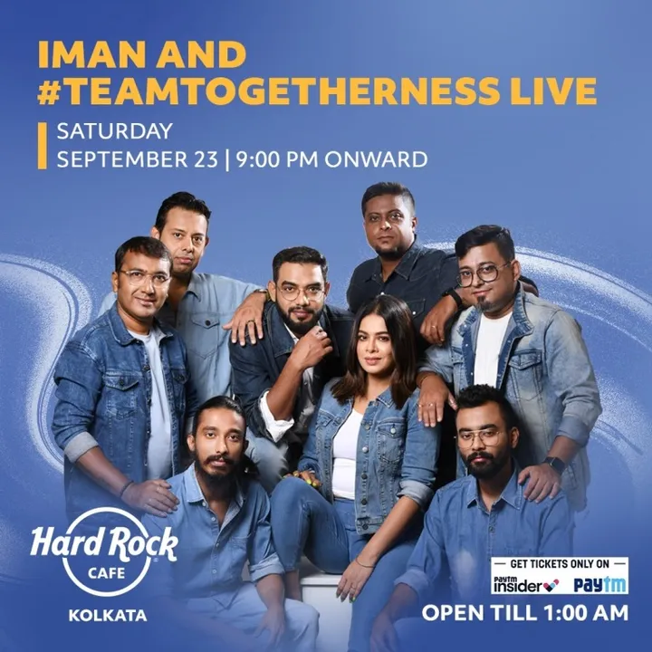 Catch Iman Chakraborty #TeamTogetherness Live at Hard Rock Cafe, Kolkata !