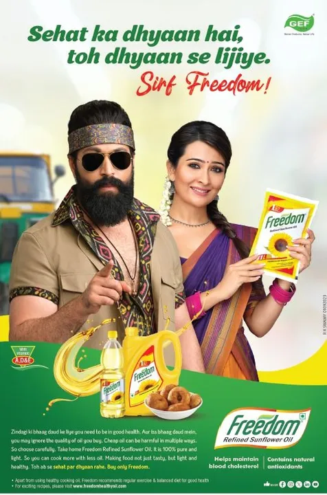 Freedom Healthy Cooking Oil launches new campaign ‘Dhyaan Se Lijiye’