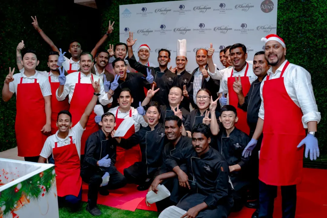 DoubleTree Suites by Hilton Bangalore Hosts Festive Cake Mixing Ceremony to Kick Off the Holiday Season!