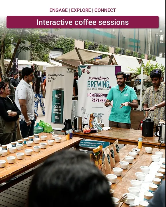 Brewing Bliss: Something's Brewing brings together all coffee lovers and  home brewers at the Mumbai Coffee Festival at Jio World Drive