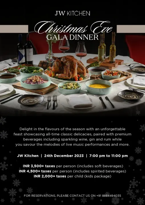 Celebrate the Splendor of Christmas at JW Marriott Hotel Bangalore