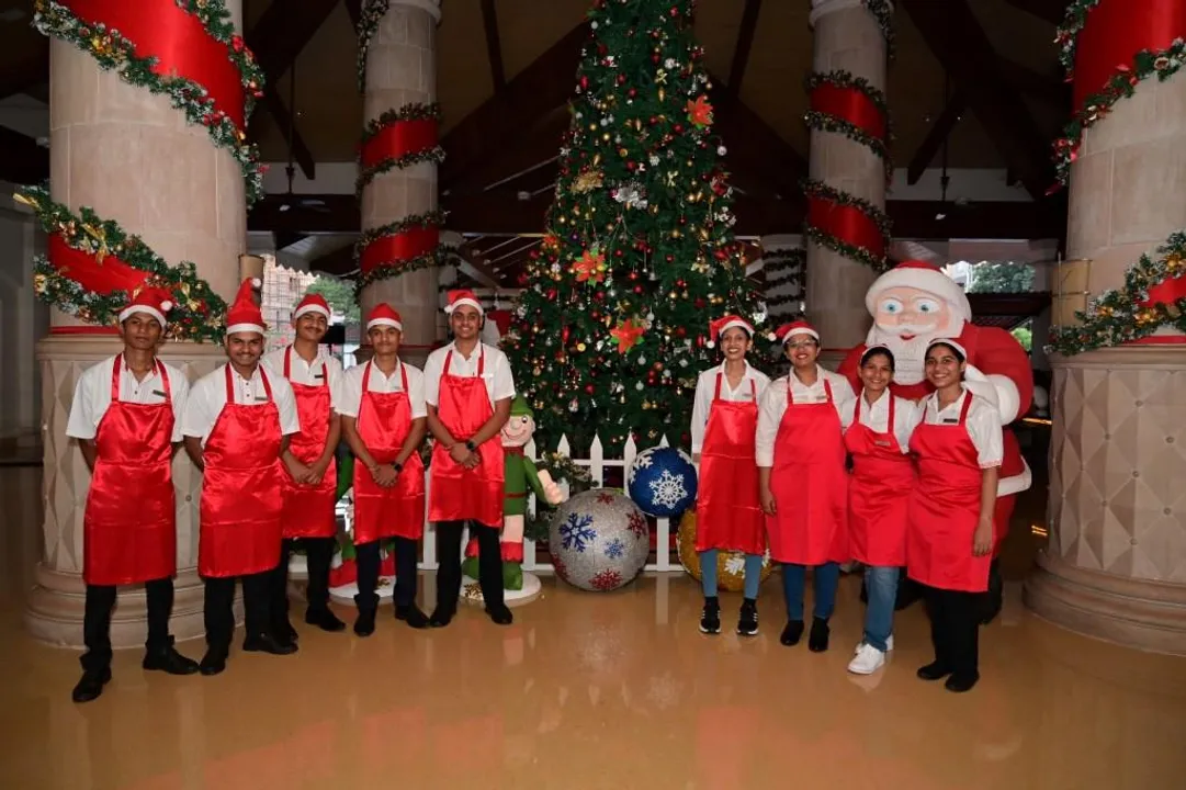 Christmas Tree LIghting Goa Marriott Resort and Spa