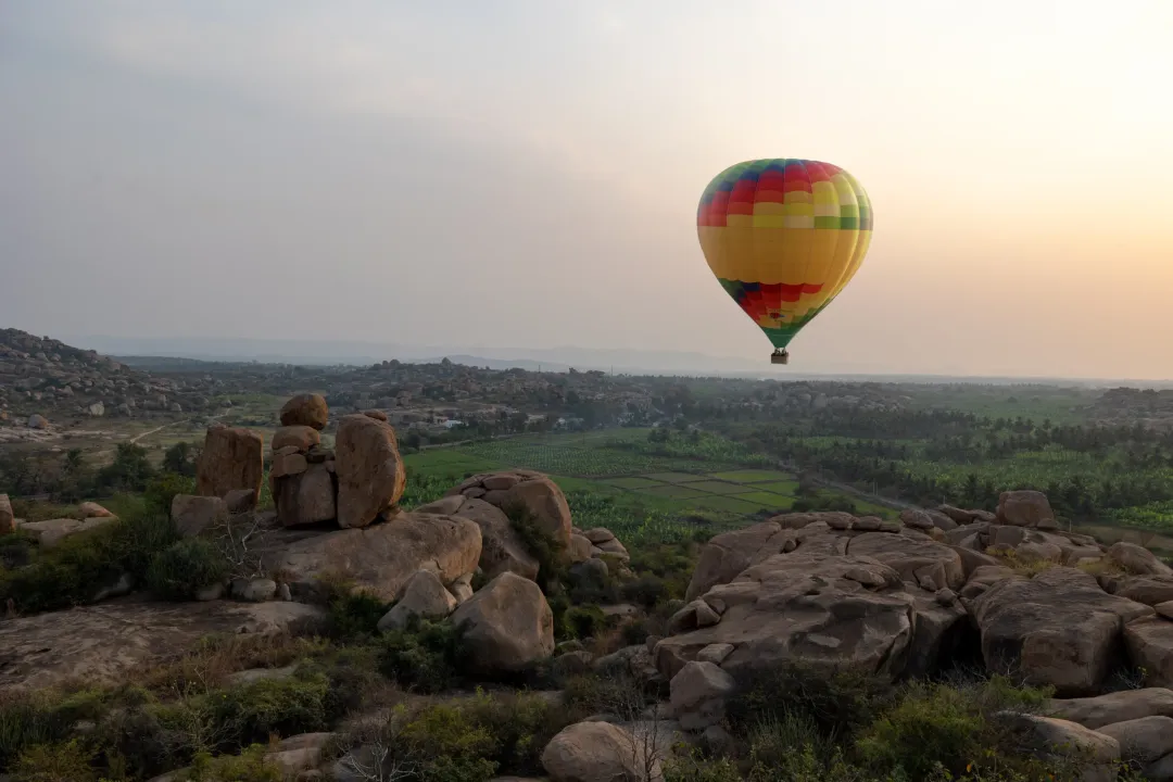 Evolve Back Presents 'Hampi By Balloon':Southern India's First Hot Air Ballooning Adventure