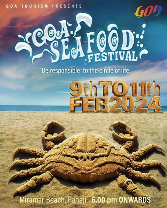 Savor the Seas: Goa’s Spectacular Seafood Festival Beckons at Miramar Beach from 9th - 11th February 2024