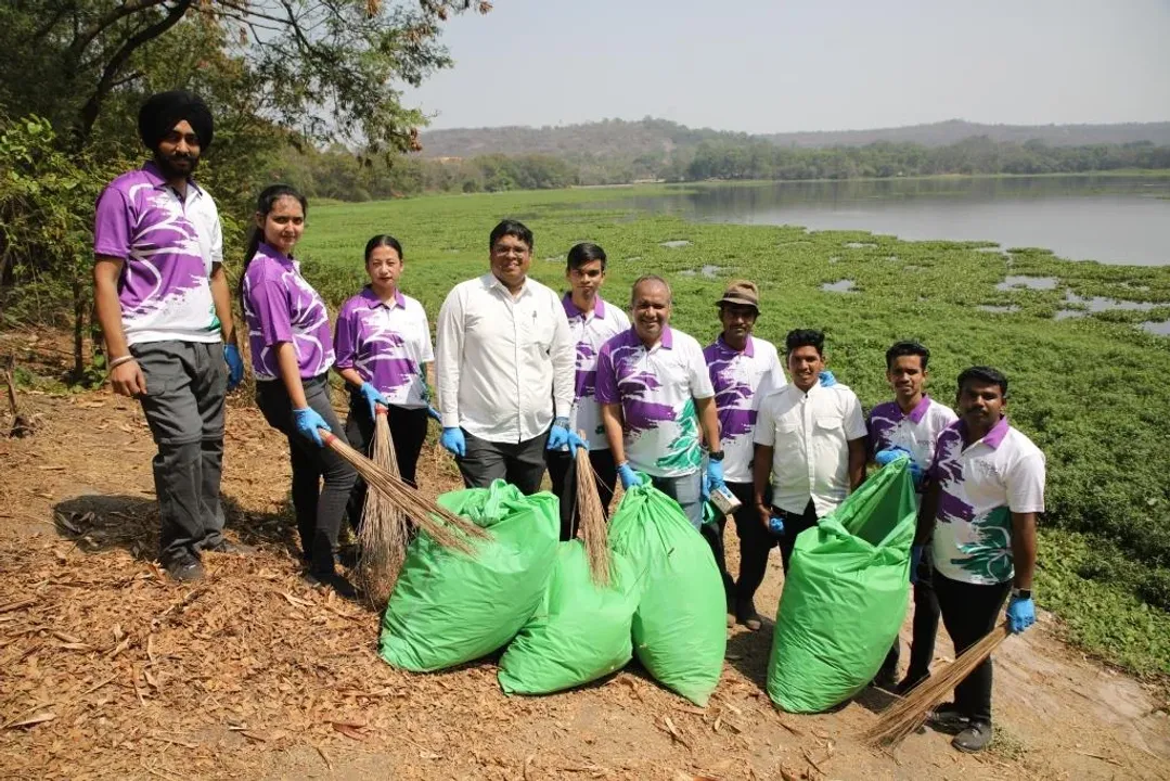 The Orchid Hotel Pune organizes clean-up drive at Pashan Lake