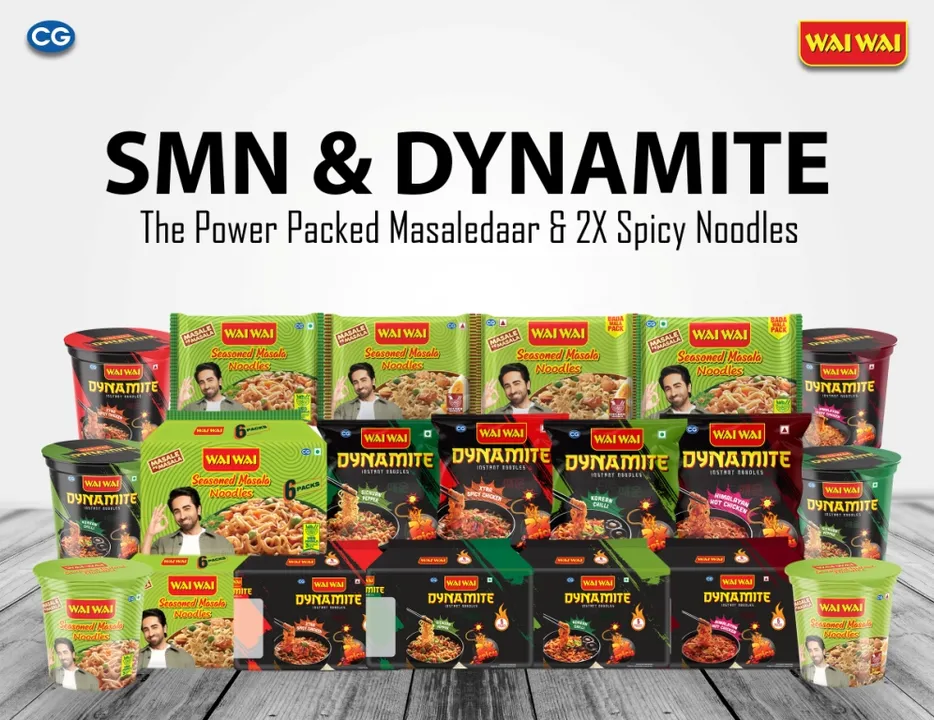 Ayushmann Khurrana Unveils CG Foods Delicious WAI WAI Noodle Flavors: Seasoned Masala Noodles & 2x Spicy Dynamite Range