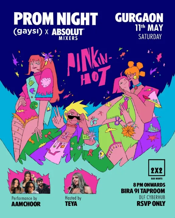 Gaysi's 'Pinkin'-Hot Prom Night'at BIRA 91 Taproom, DLF Cyberhub