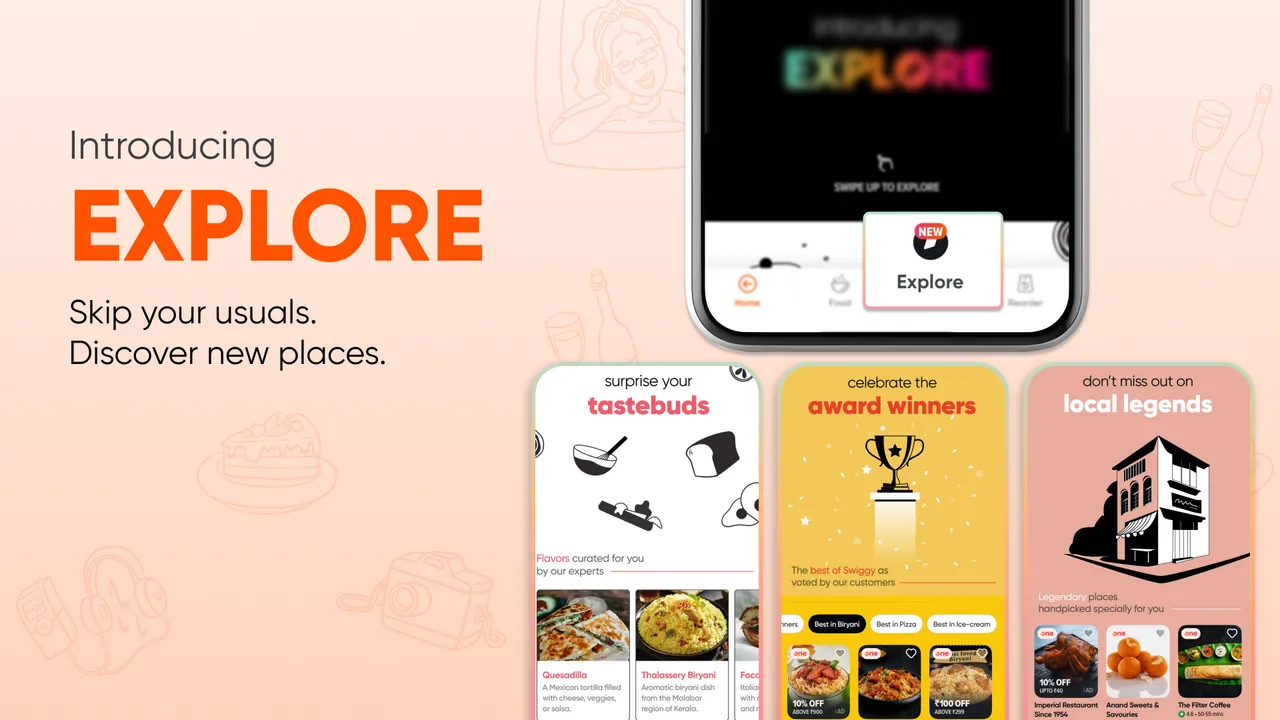 Swiggy Launches the 'Explore' Feature to Help Users Go Beyond Their Usual Orders