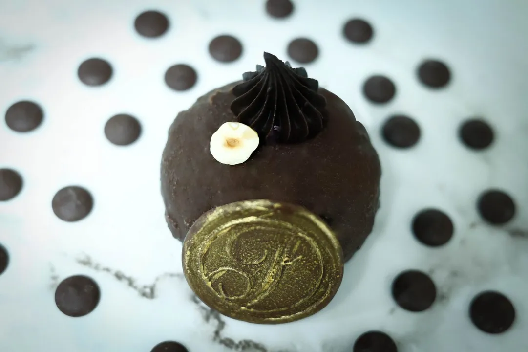 Manjari Chocolate Hazelnut Pastry By Chandan Baral, Pastry Chef, Fairmont Jaipur