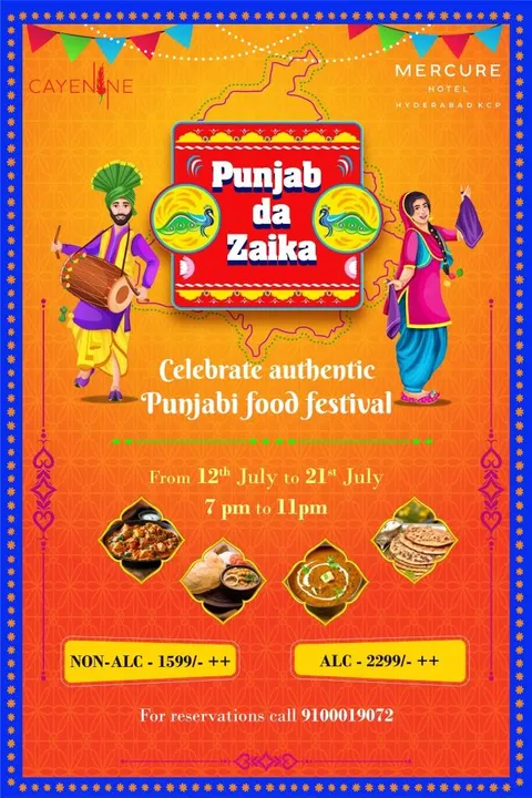 Punjabi Food Festival @Mercure Hotel Hyderabad KCP