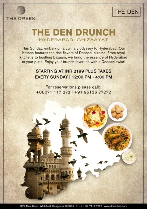 The Den Drunch: A Global Culinary Adventure Every Sunday with Unique Micro Cuisine Themes