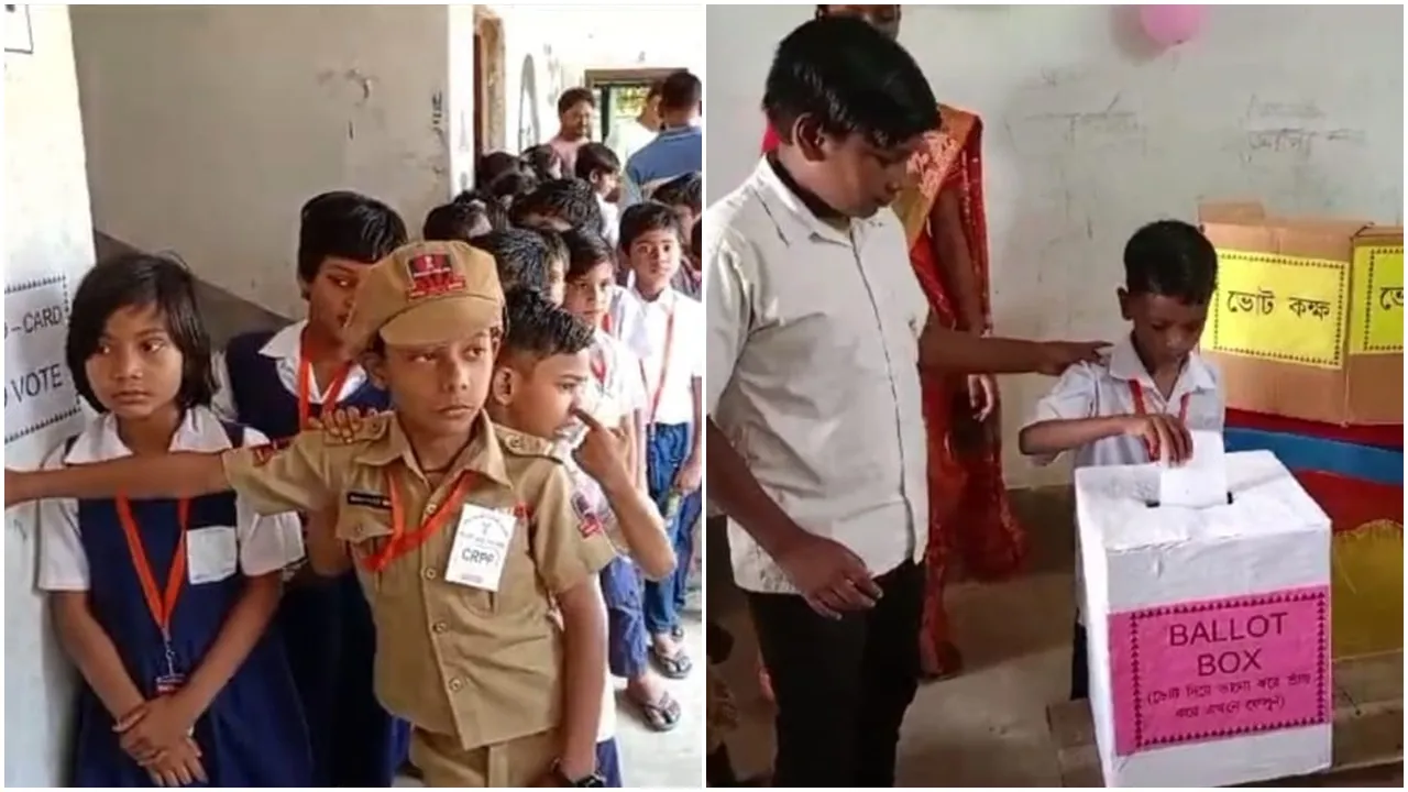 Childrens Parliament Elctions in primary school