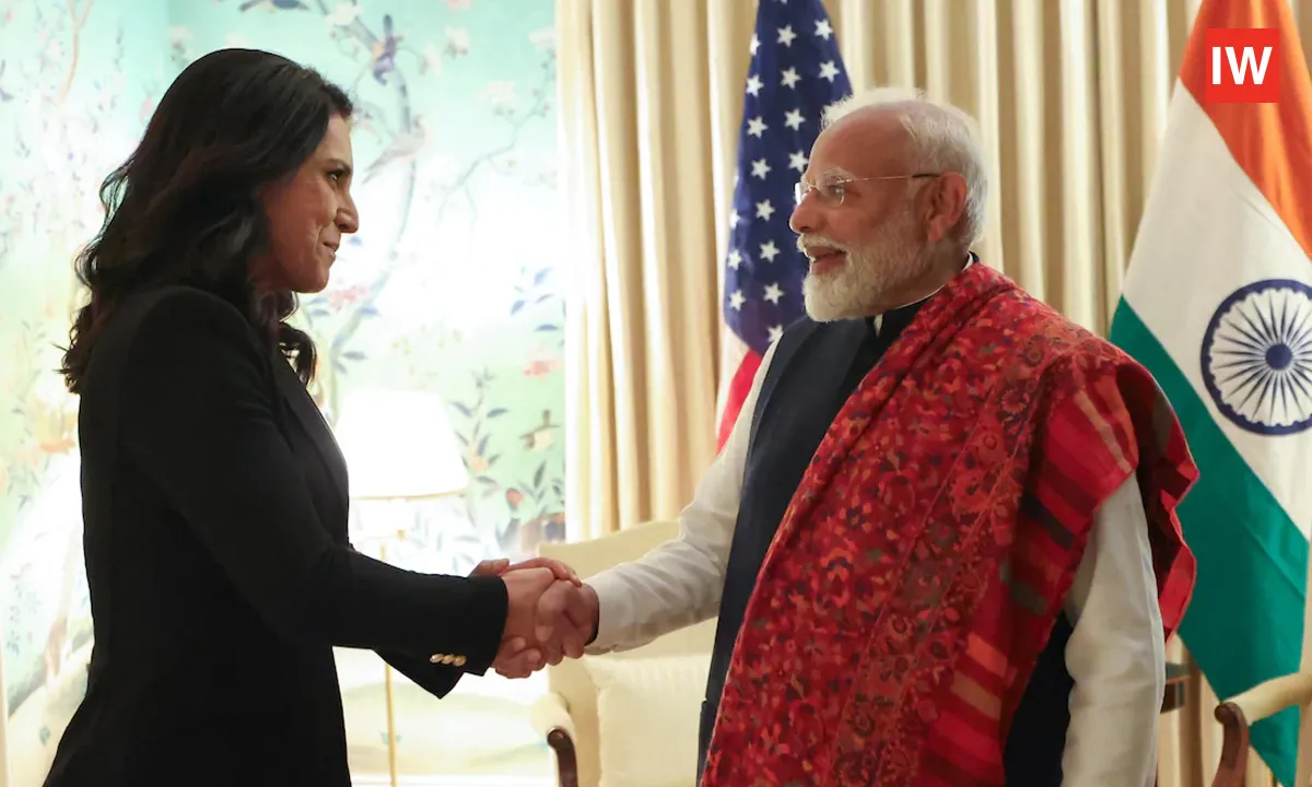  PM Modi’s US Visit Begins with Key Talks with Tulsi Gabbard on Intelligence, Security, & Global Cooperation