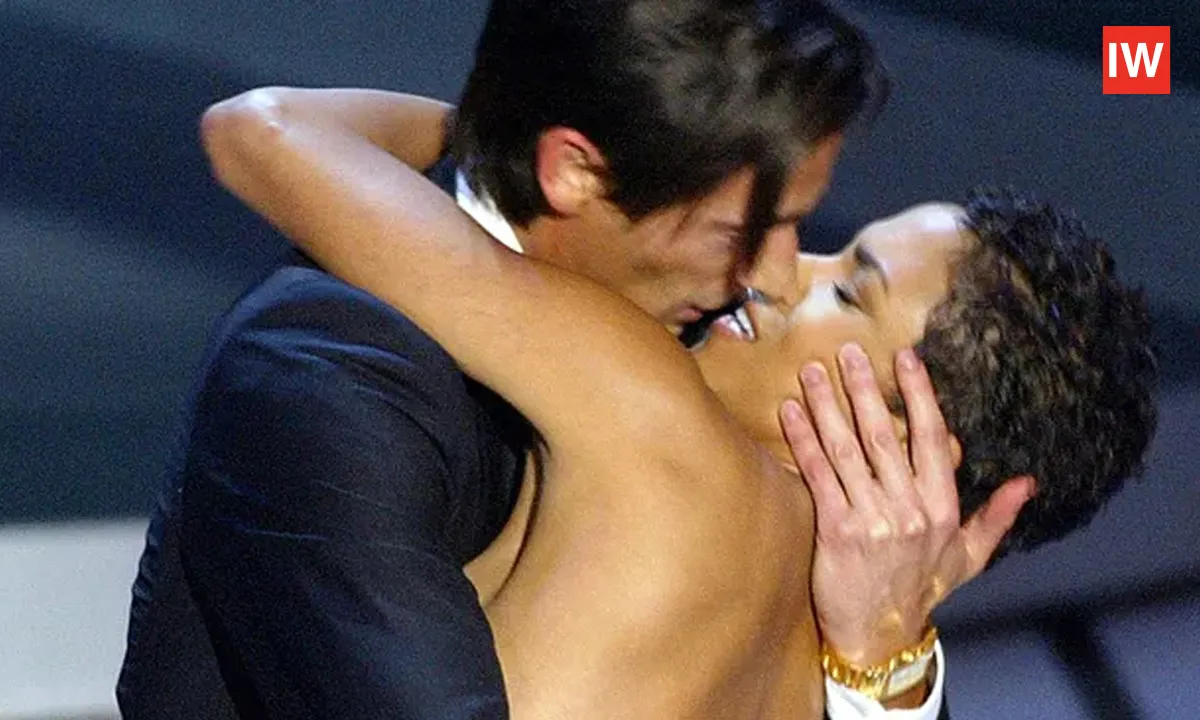 Oscar Smooch! Adrien Brody's Girlfriend Reacts to His Steamy Kiss with Halle Berry