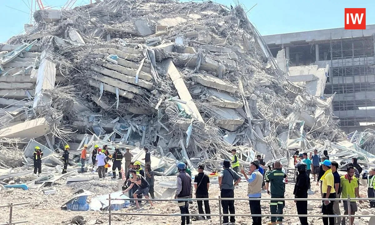  Chinese-Backed Skyscraper Collapses in Bangkok After Myanmar Quake, Sparking Outrage