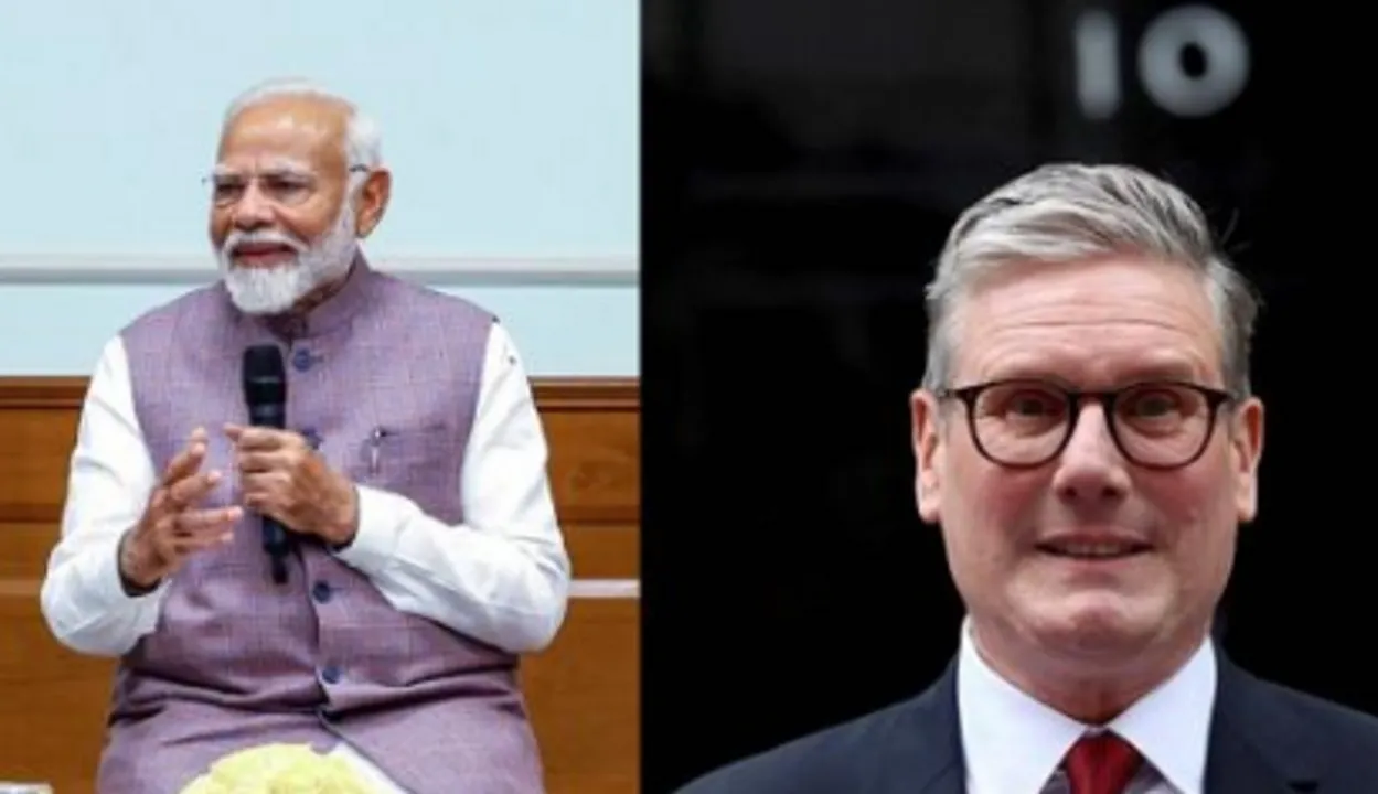 Narendra Modi & Keir Starmer