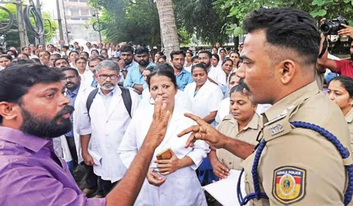 നഴ്സിങ് അസോസിയേഷൻ ഭാരവാഹിയെന്ന് കരുതി, എംഎൽഎ ആണെന്ന് മനസ്സിലായില്ല; വിശദീകരണവുമായി എസ്ഐ