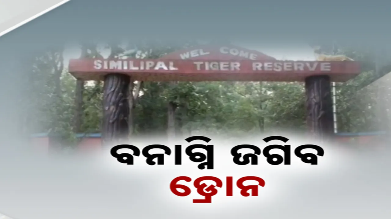  ବନାଗ୍ନି ଜଗିବ ଡ୍ରୋନ Photograph: (kanaknews) 