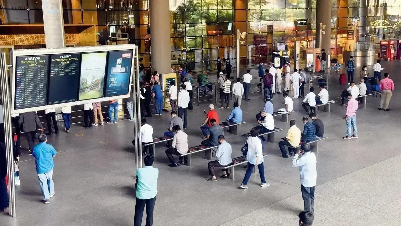 Mumbai airport maintenance work
