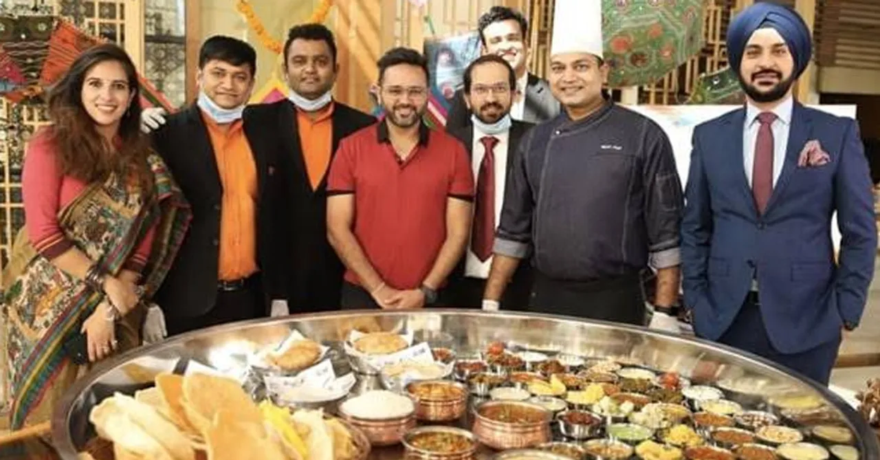 Dhoni and Kohli now in a Thali? This 5-feet Gujarati Cricket Thali has made this possible with Kohli Khaman and Dhoni Khichdi!