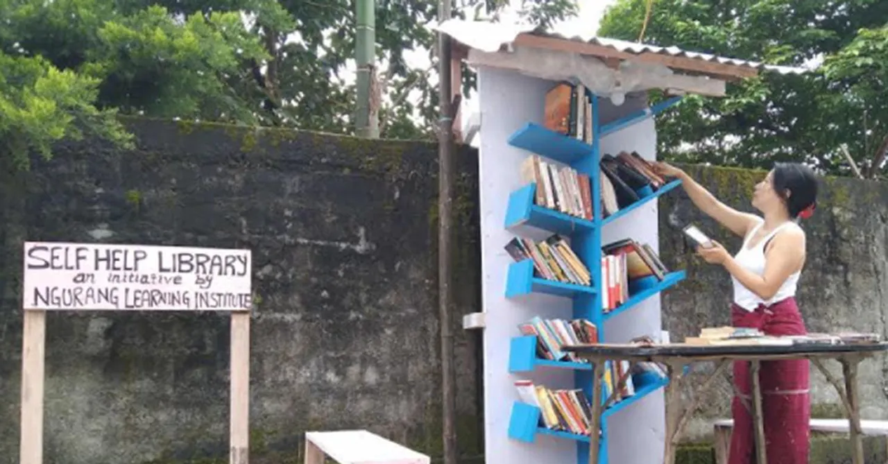 Free roadside library in Arunachal Pradesh is set up by a 30-year-old Ngurang Meena!