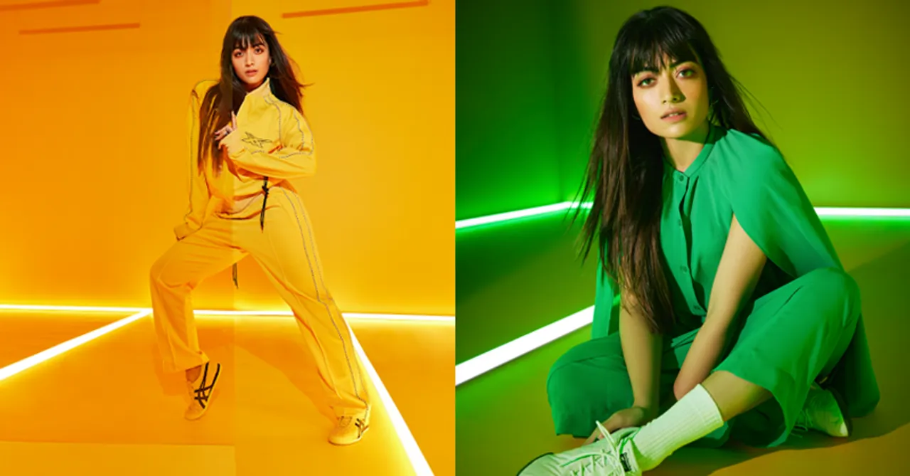 Actress Rashmika Mandanna featured in the summer edit of Onitsuka Tiger