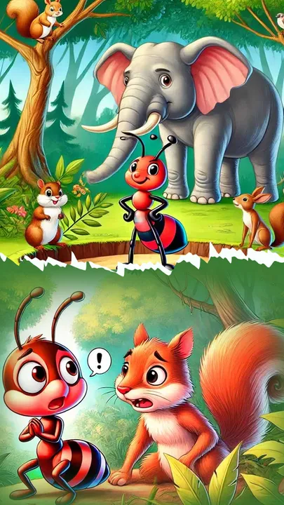 little ant's great courage jungle story (1)